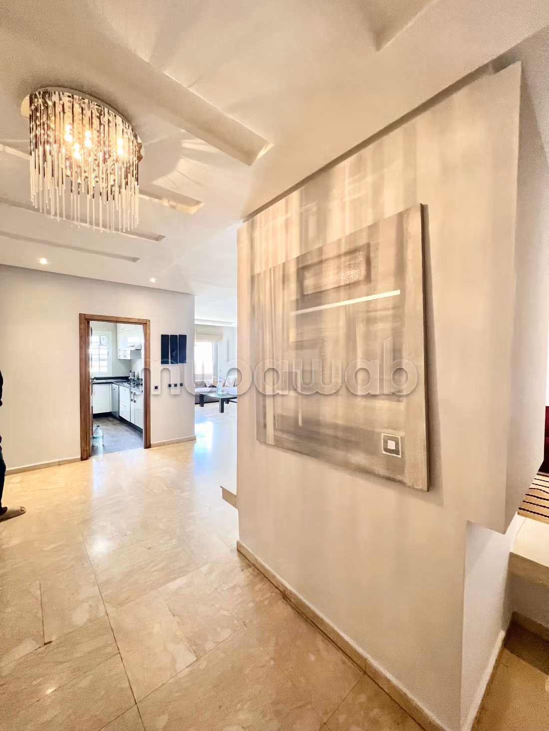 Bel Appartement 3 Chambres Vue Mer Ain Diab