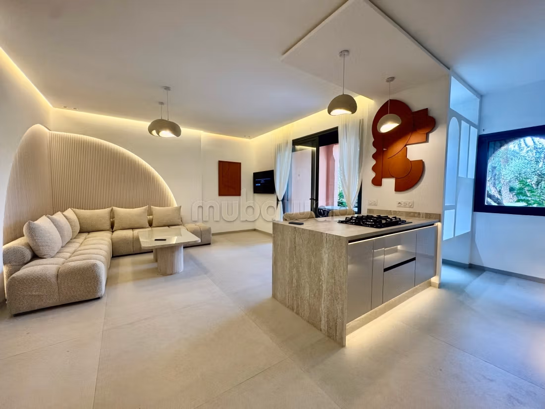 Palmeraie: Appartement 2 Chs entièrement rénové