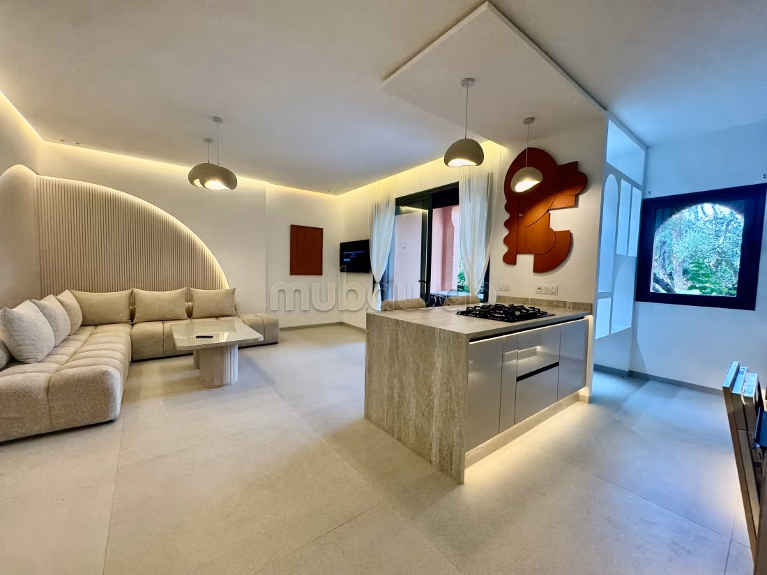 Palmeraie: Appartement 2 Chs entièrement rénové