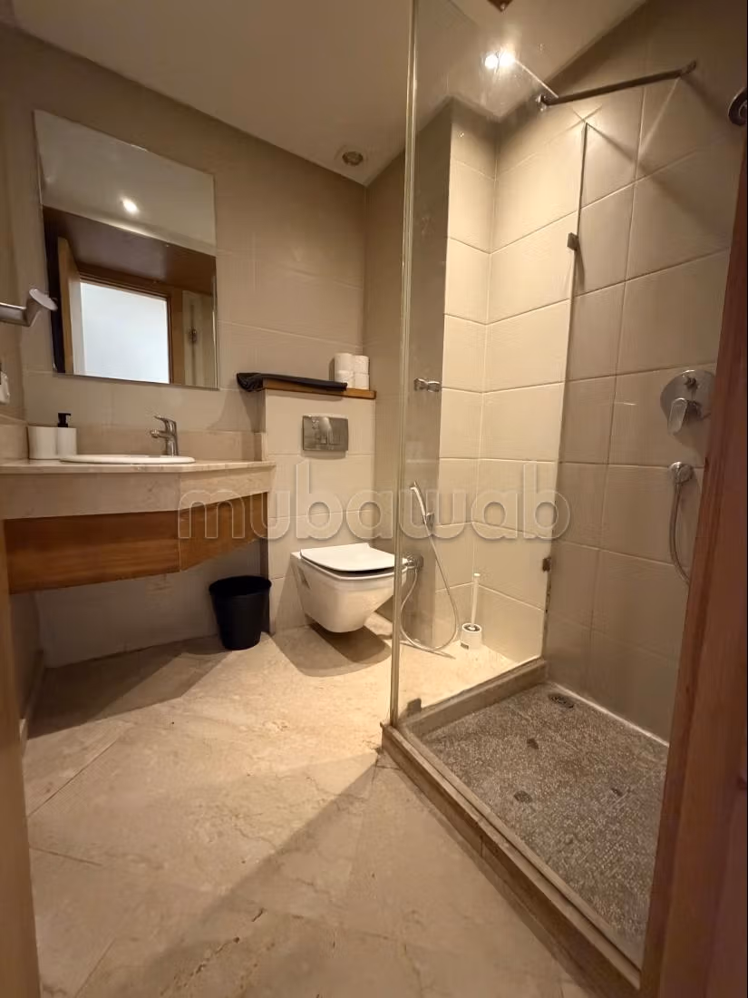 Studio arredato con terrazza a Maarif