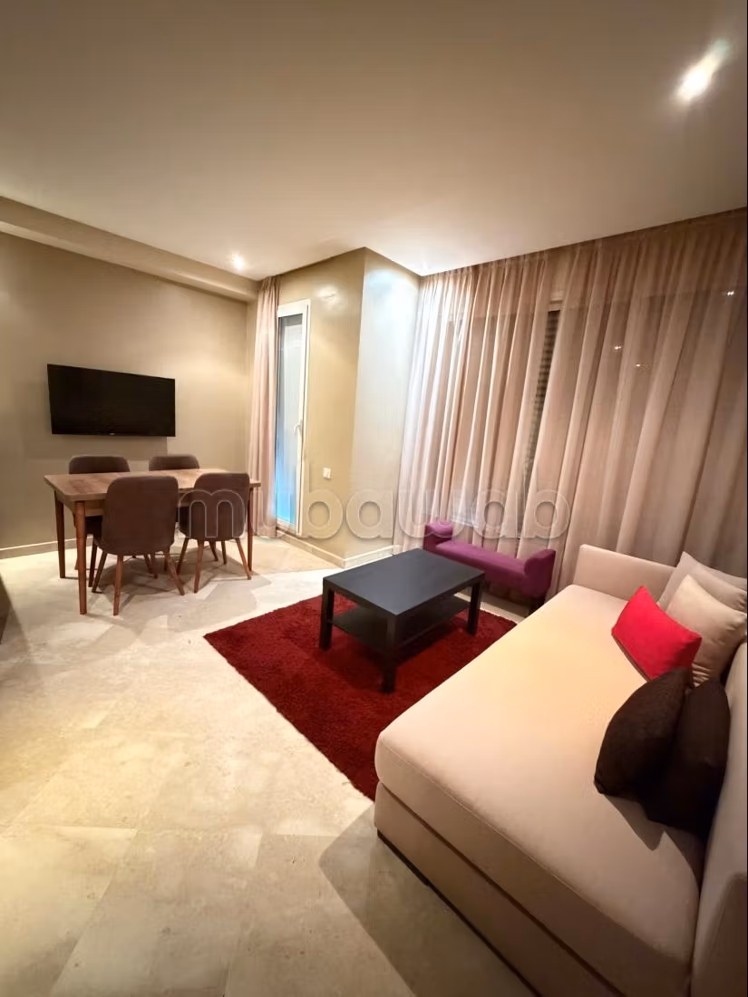 Studio arredato con terrazza a Maarif