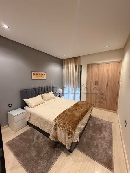 Furnished studio with terrace in Maarif