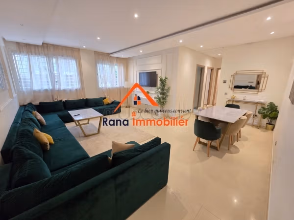 Appartement meublé à louer sur Hay Riad Prestigia