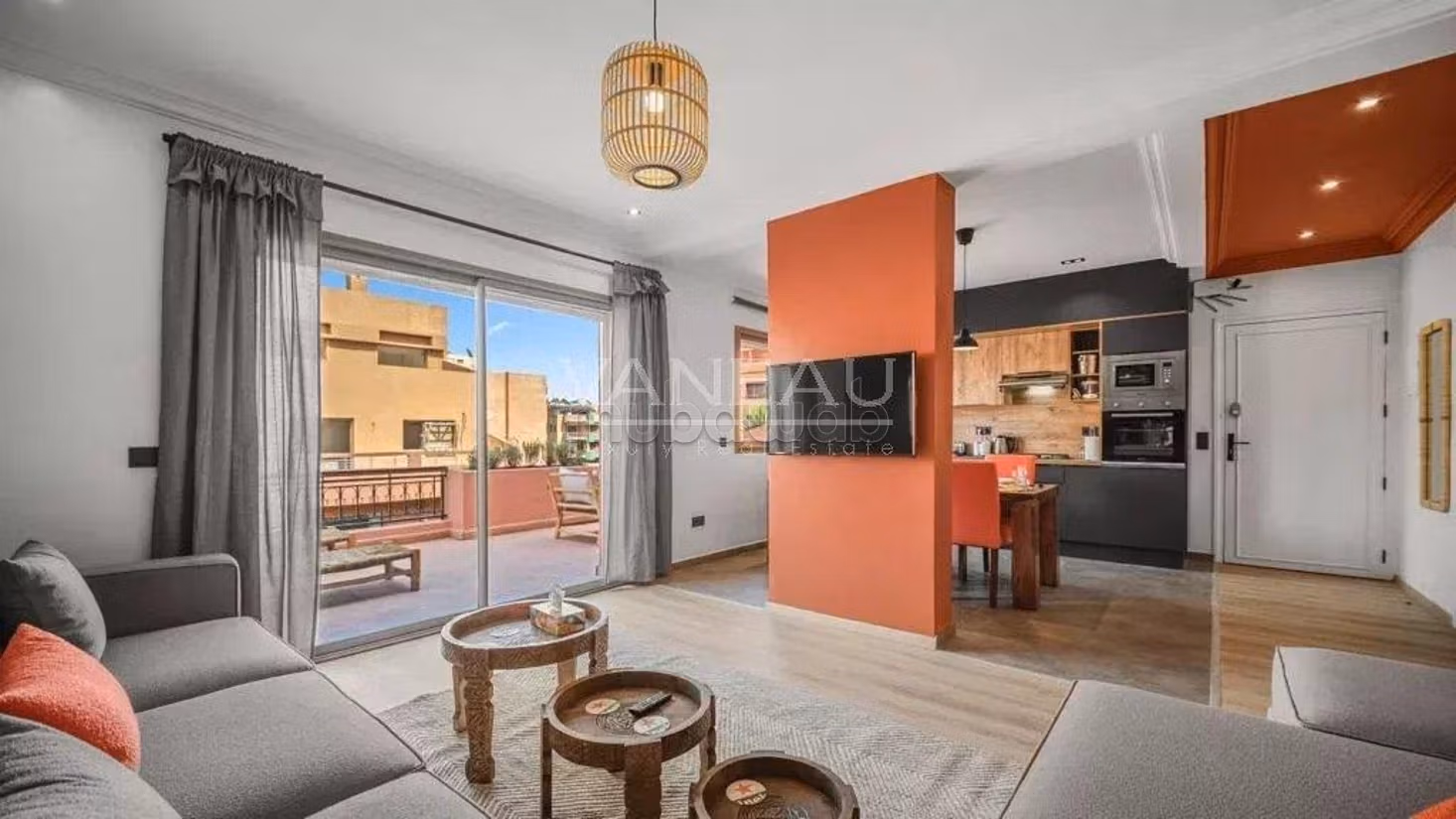 Te koop: Prachtig appartement met 3 slaapkamers in het hart van Gueliz