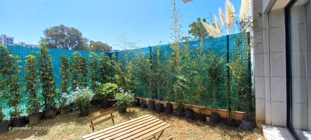 Posizione di un appartamento a Riad. Superficie 70 m². Giardino e terrazza