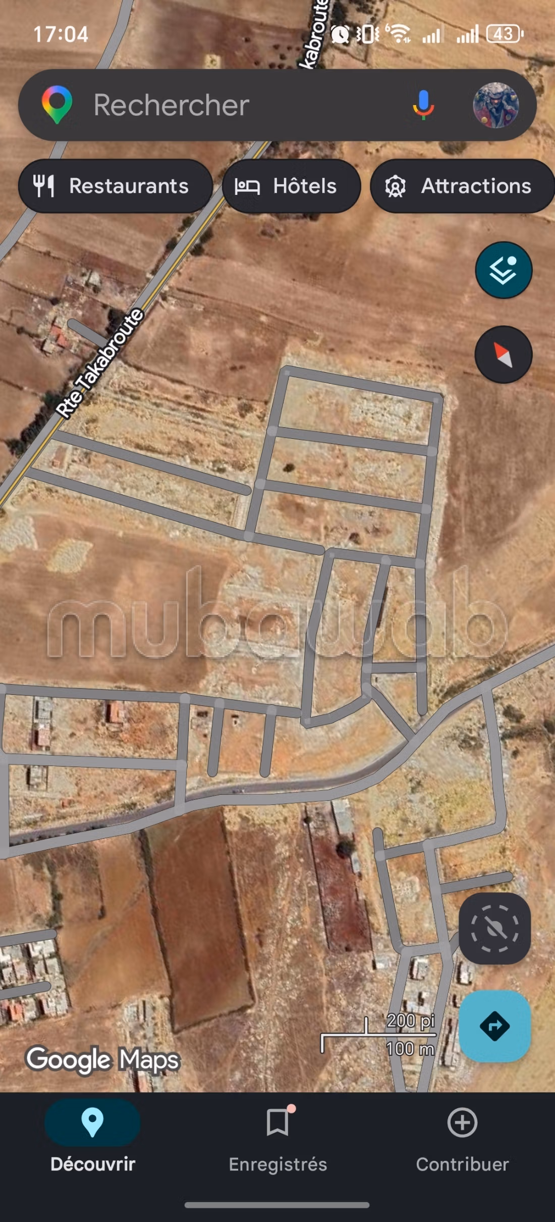 Achat de terrain à Chenguite. Surface de 323 m²