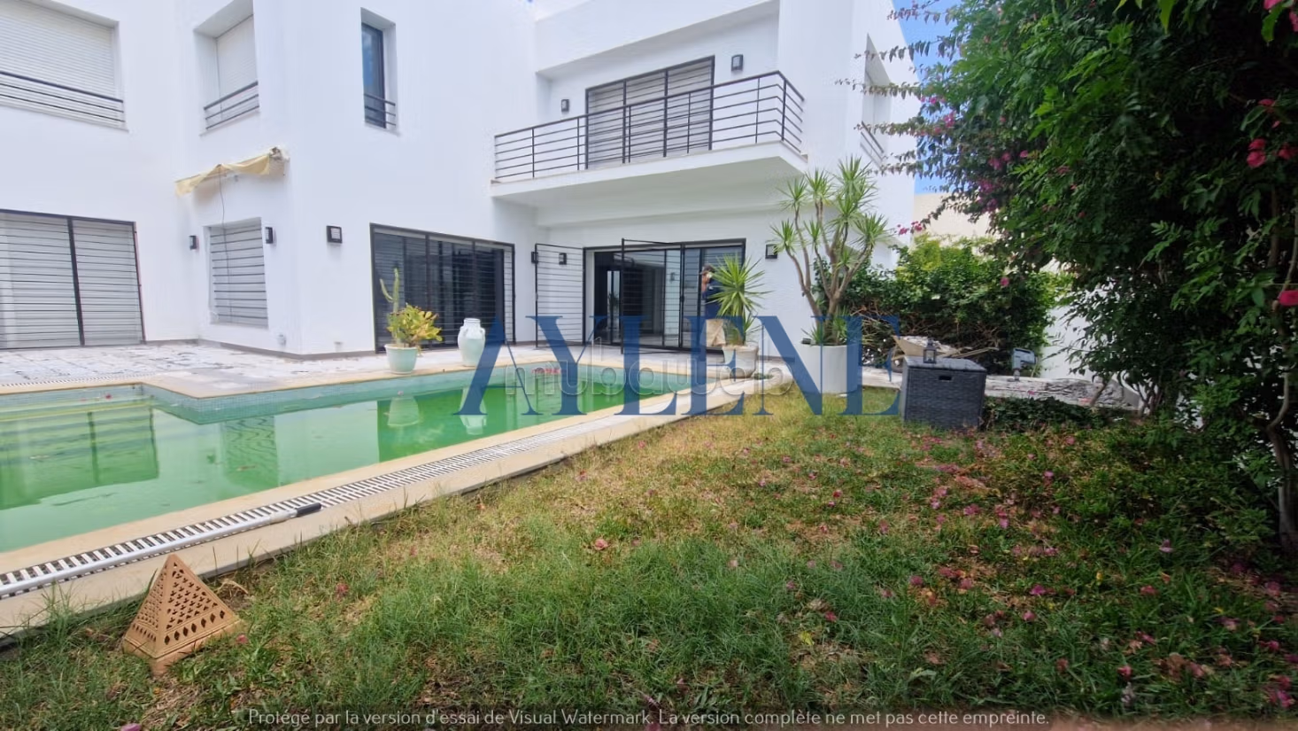 Villa S5 with swimming pool in Gammarth