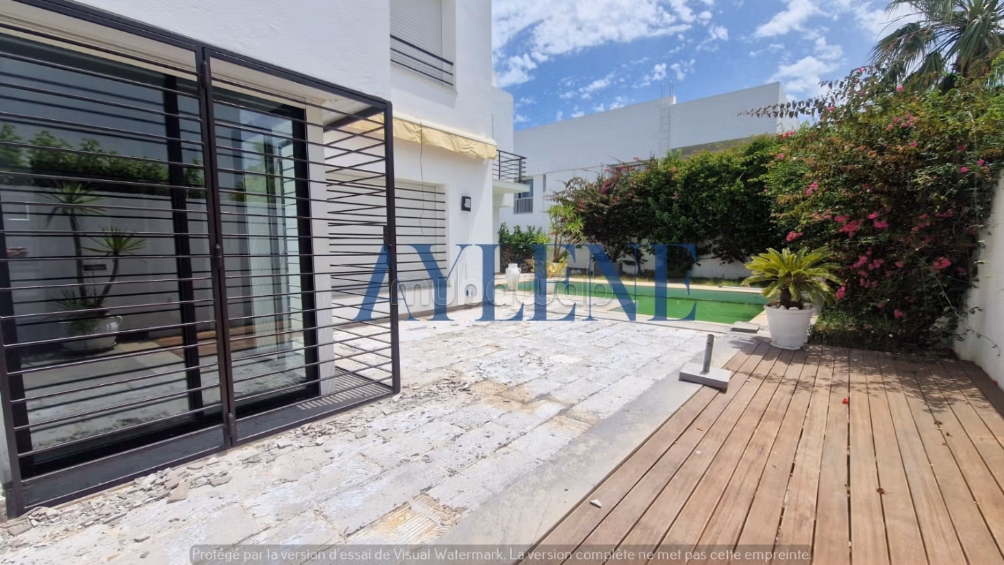 Villa S5 with swimming pool in Gammarth