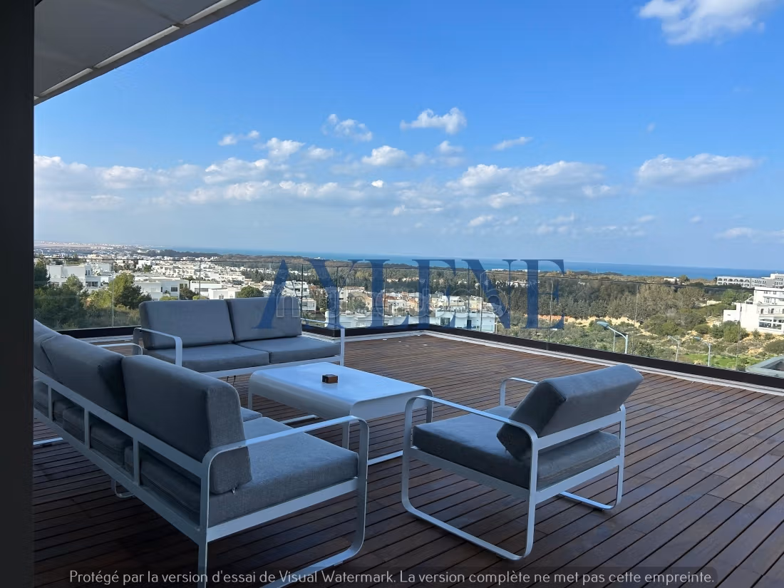 PENTHOUSE S3 in affitto a Gammarth con terrazza