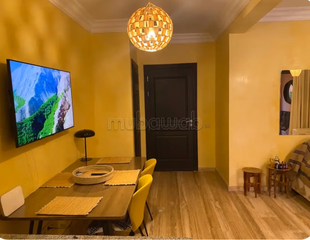 LOCATION LONGUE DURÉE – Bel appartement 63 m² terrasse 35 m² – Parking privé – Cœur de Gueliz AU CŒUR VIVANT DE GUELIZ — 4