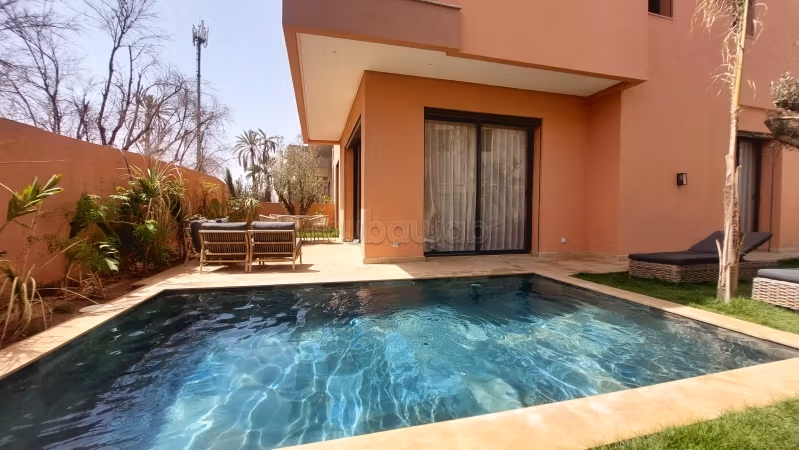 Semi-detached villa 273 m², Palmeraie, 3 facades with pool 2nd phase