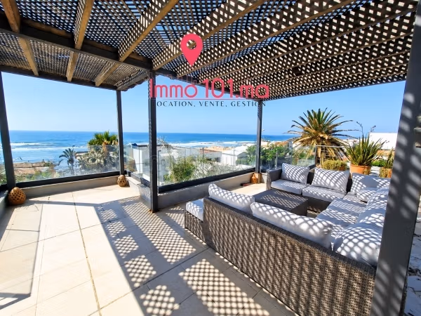 Location villa meublée avec vue sur mer à Harhoura