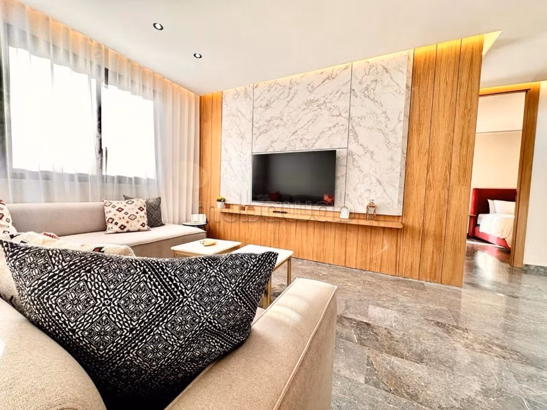 Location d'un appartement à Ouasis. 
2 belles chambres. 
Meublé — 3