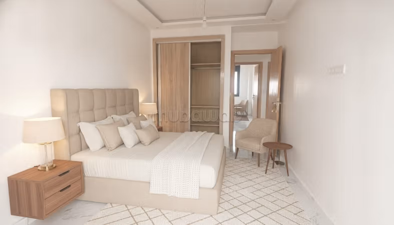 TE HUUR VOOR LANGE TIJDE – Leeg Appartement van 108 m² in de Ziekenhuizen, Casablanca
