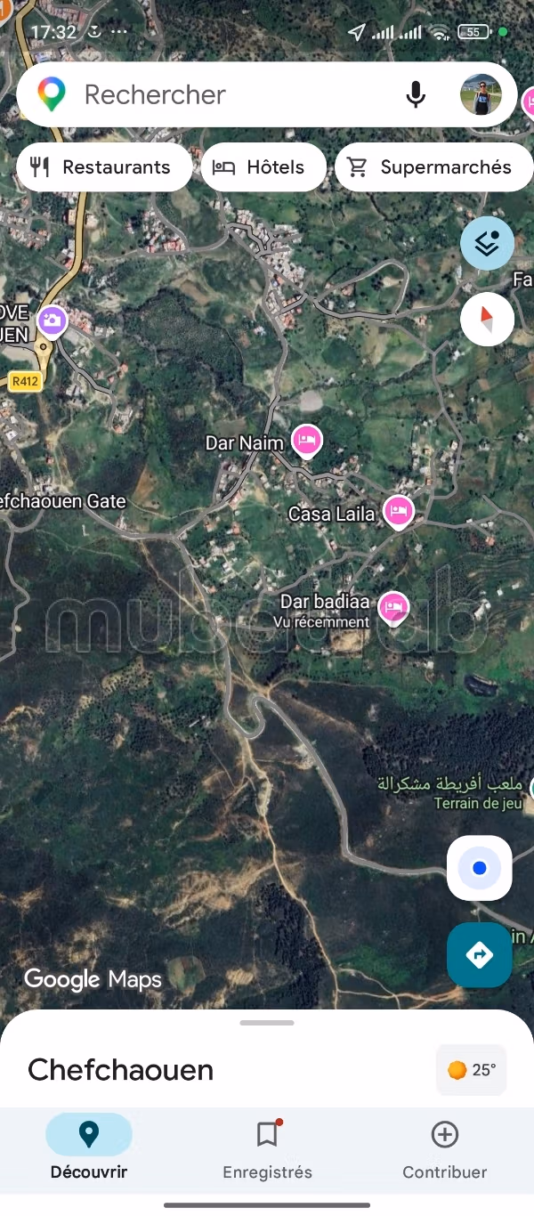 Uitstekend terrein te koop in Chefchaouen. Totale oppervlakte 10136 m²