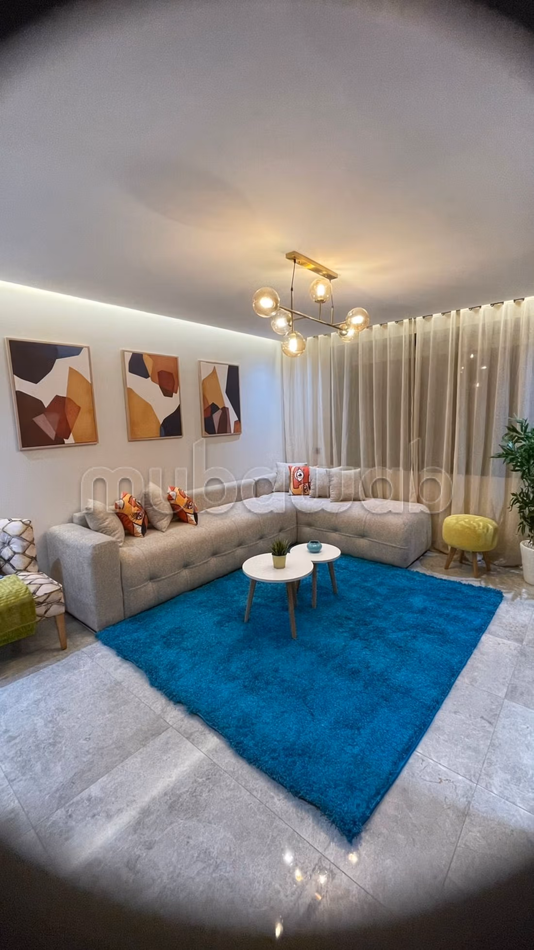 Bellissimo appartamento in affitto a Belvédère. Superficie di 56 m². Ben arredato