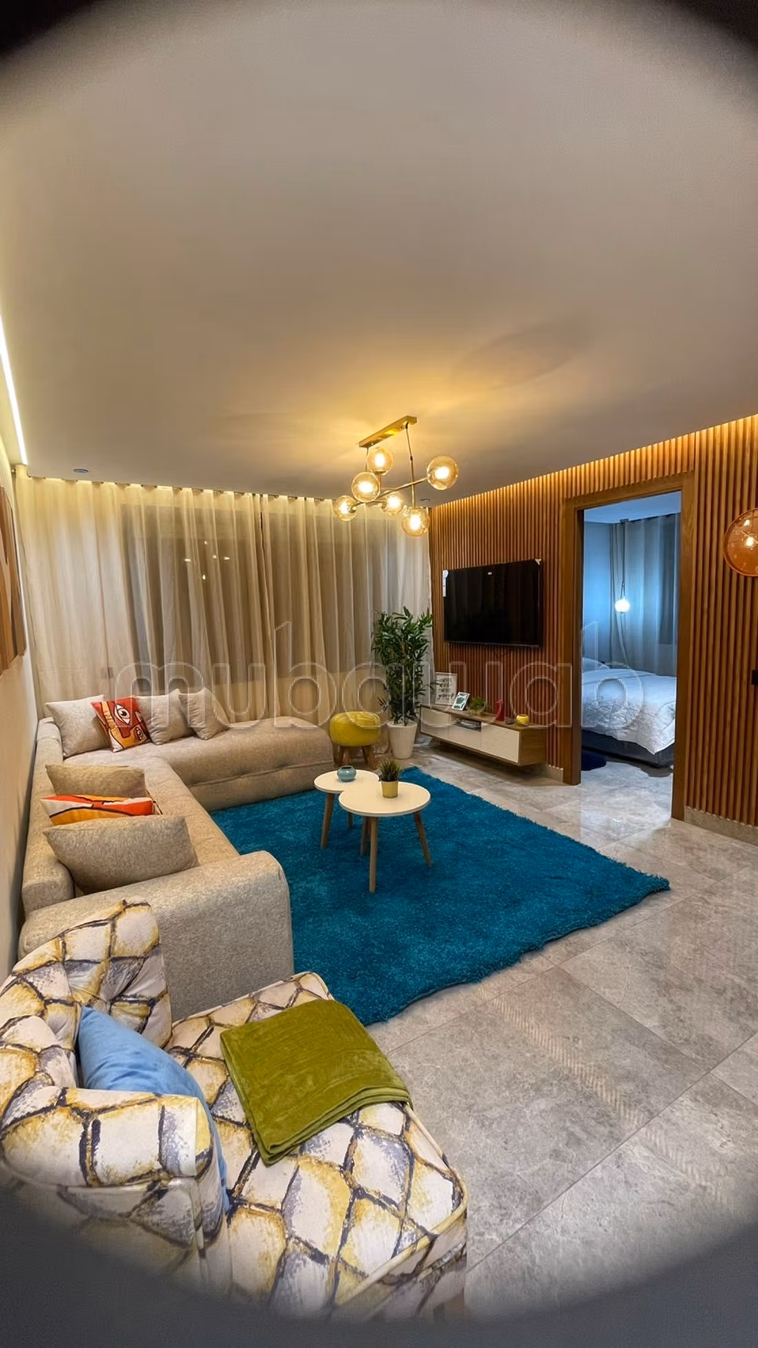 Bellissimo appartamento in affitto a Belvédère. Superficie di 56 m². Ben arredato