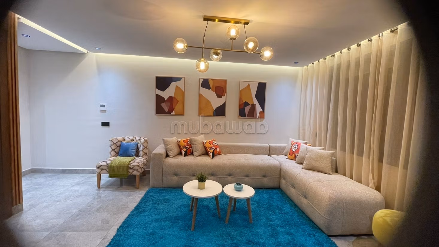 Bellissimo appartamento in affitto a Belvédère. Superficie di 56 m². Ben arredato