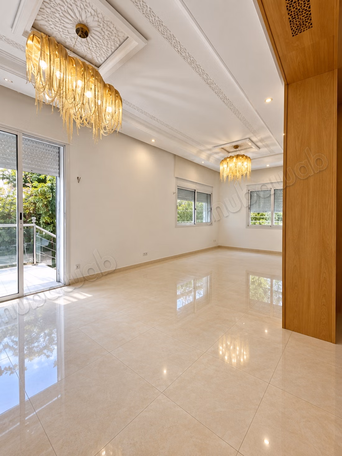 Villa vide à louer au cœur du quartier administratif Hassan – Rabat