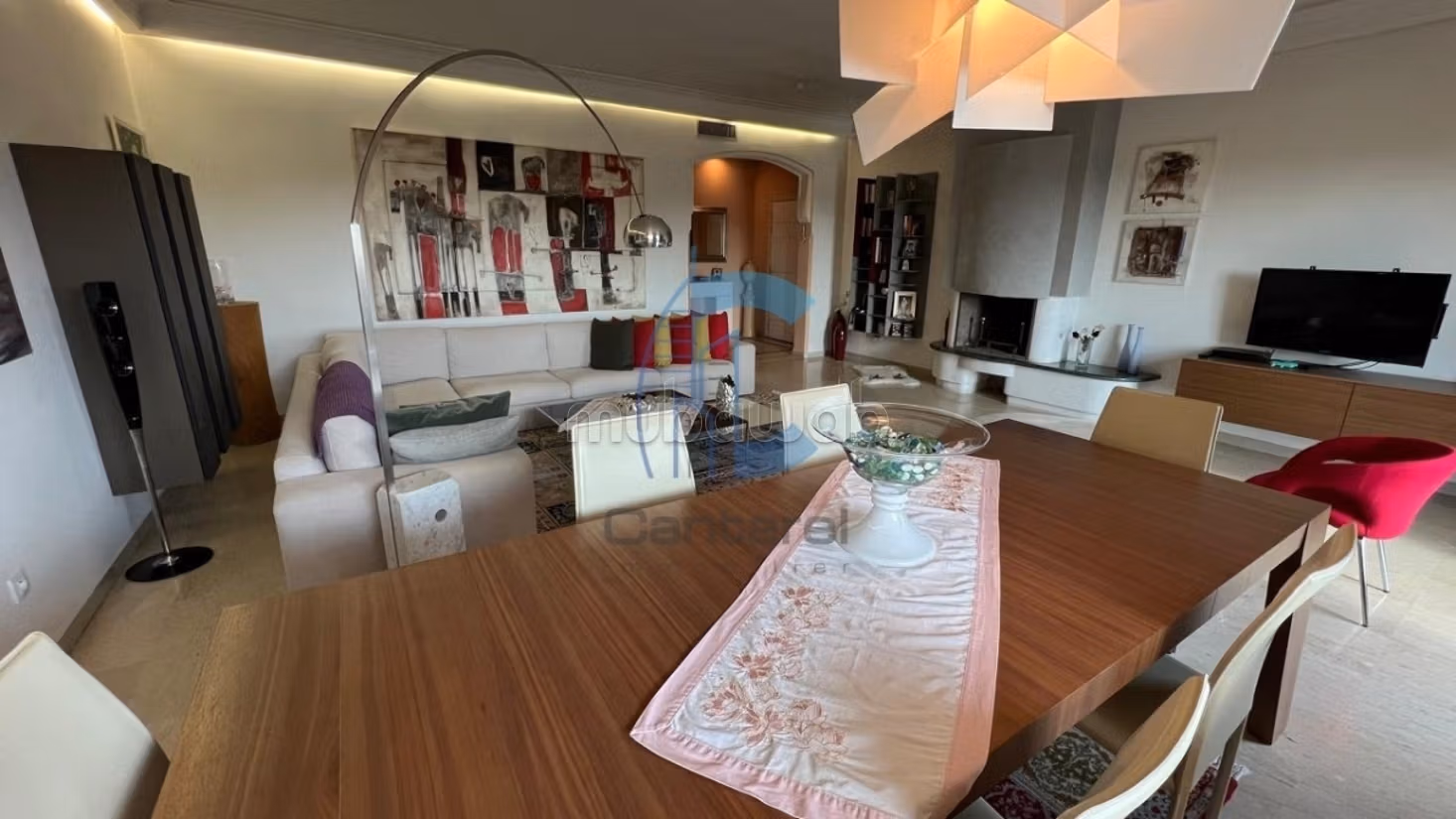Appartement 3 chambres meublé avec terrasses et vue dégagée à vendre mohamed vi marrakech