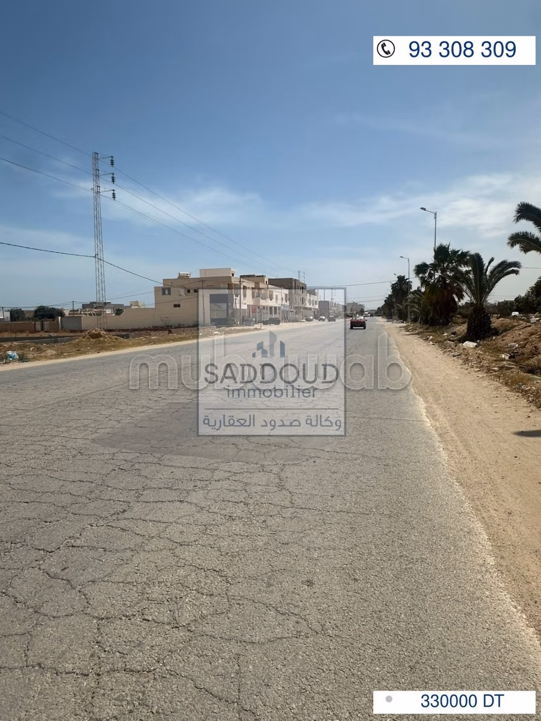 Terrain 860m à vendre – Route saltnia Km 6 R2