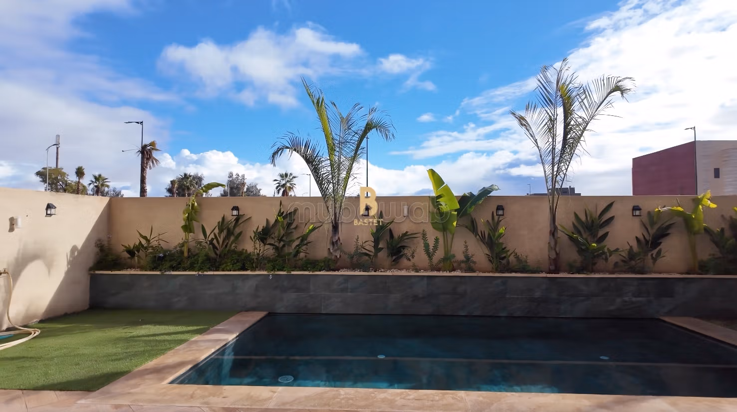 Villa recently built by the owner