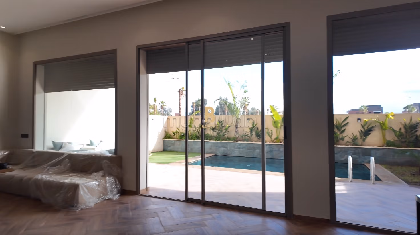 Villa recently built by the owner