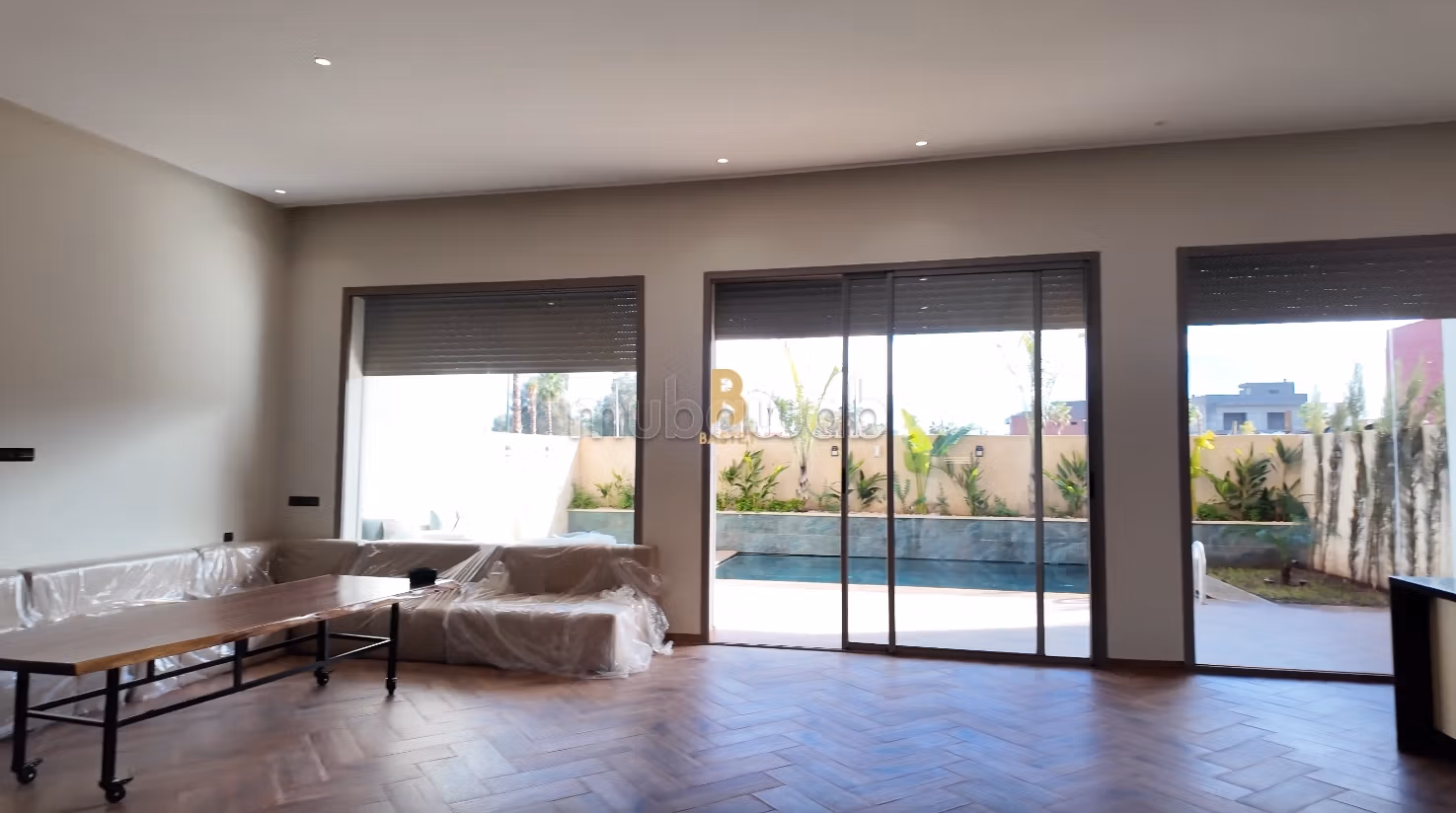 Villa recently built by the owner