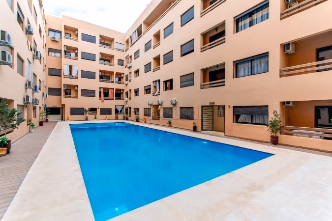 1-slaapkamer appartement in Gueliz, zwembad