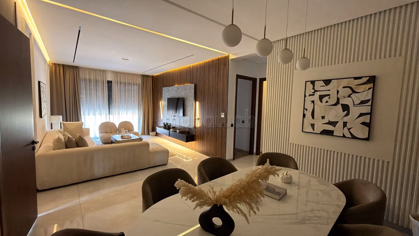 Appartement neuf de luxe, 2 chambres à Chrifia — 4