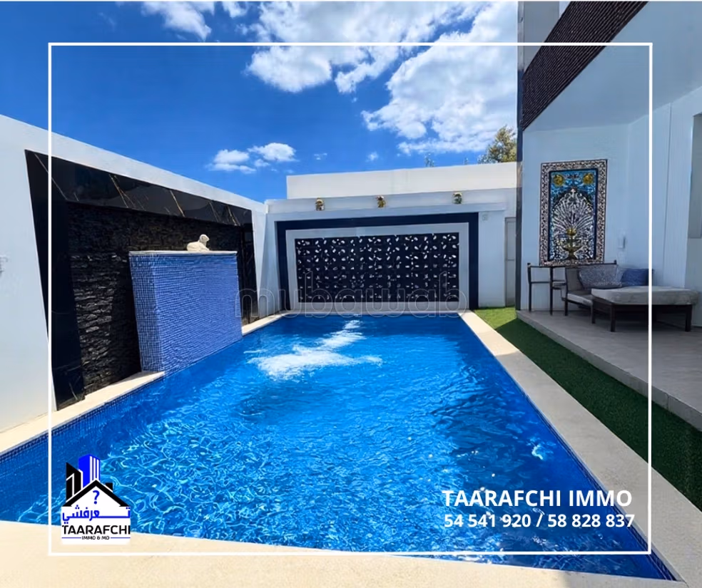 RDC avec piscine privative à Hammamet: A Vendre