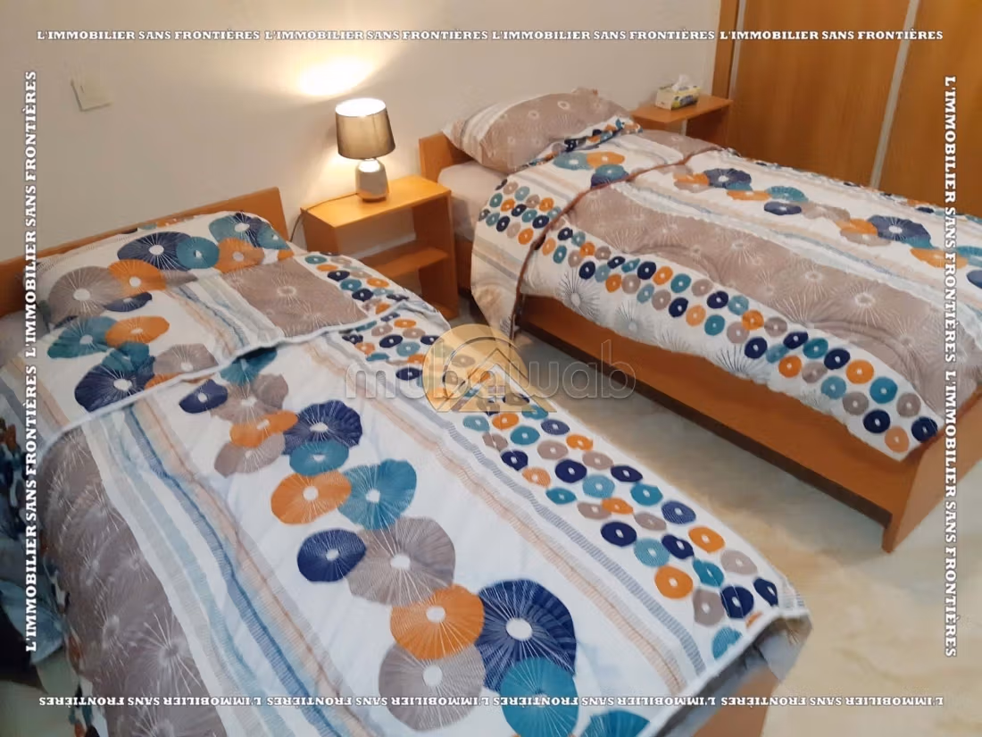 Appartement meublé 72 m² à louer à Hivernage, Marrakech — piscine collective intérieure