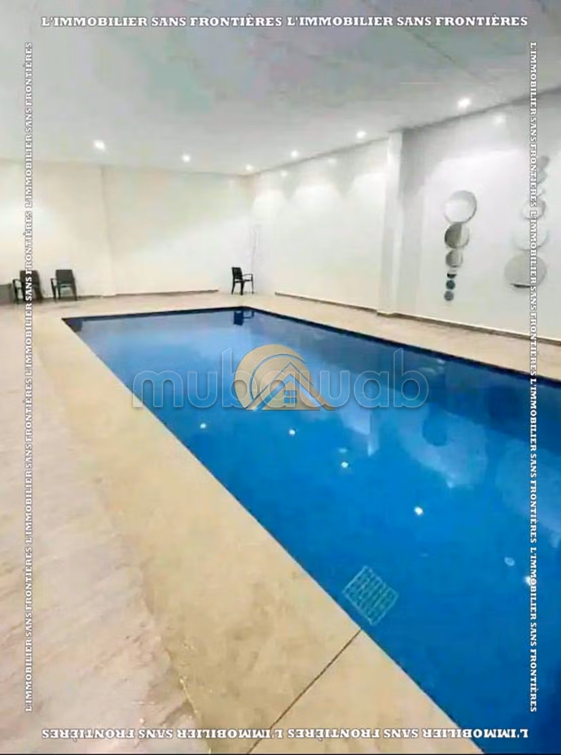 Appartement meublé 72 m² à louer à Hivernage, Marrakech — piscine collective intérieure