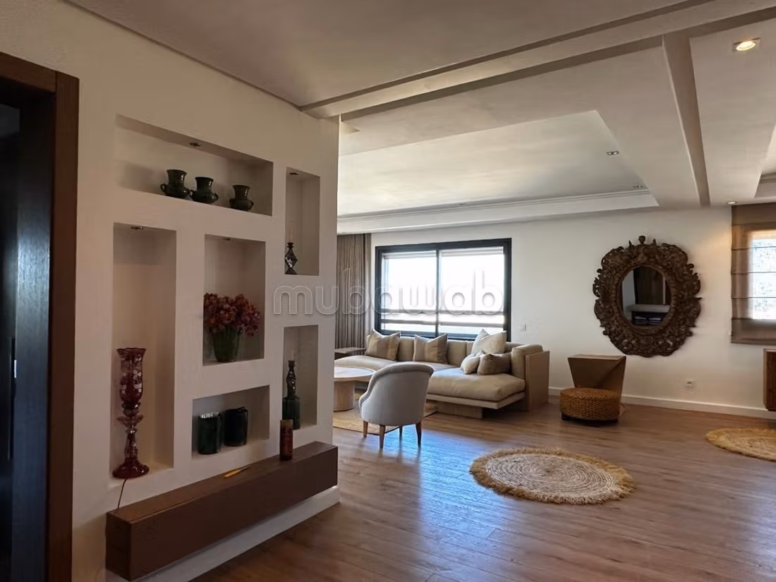 Appartamento molto bello da affittare arredato 3 camere Dar Bouazza