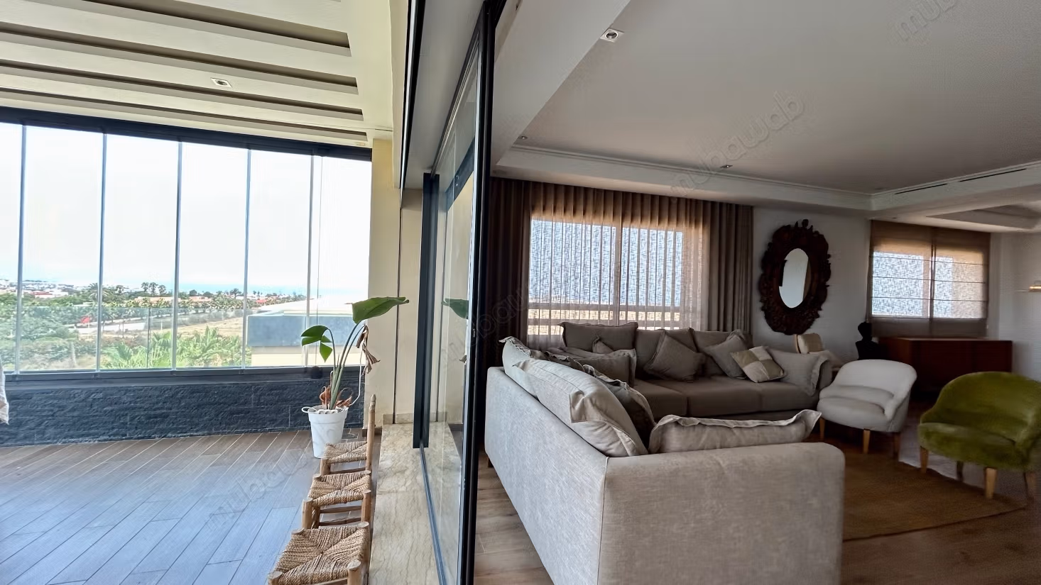 Bellissimo appartamento arredato in affitto 3 camere Dar Bouazza