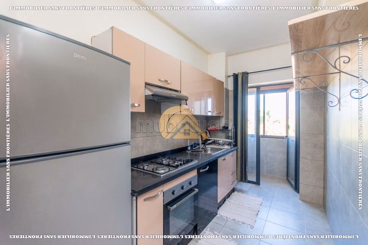 Appartement meublé 90 m² à louer à Targa, Marrakech — piscine collective