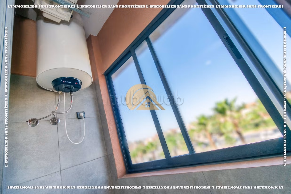 Appartement meublé 90 m² à louer à Targa, Marrakech — piscine collective