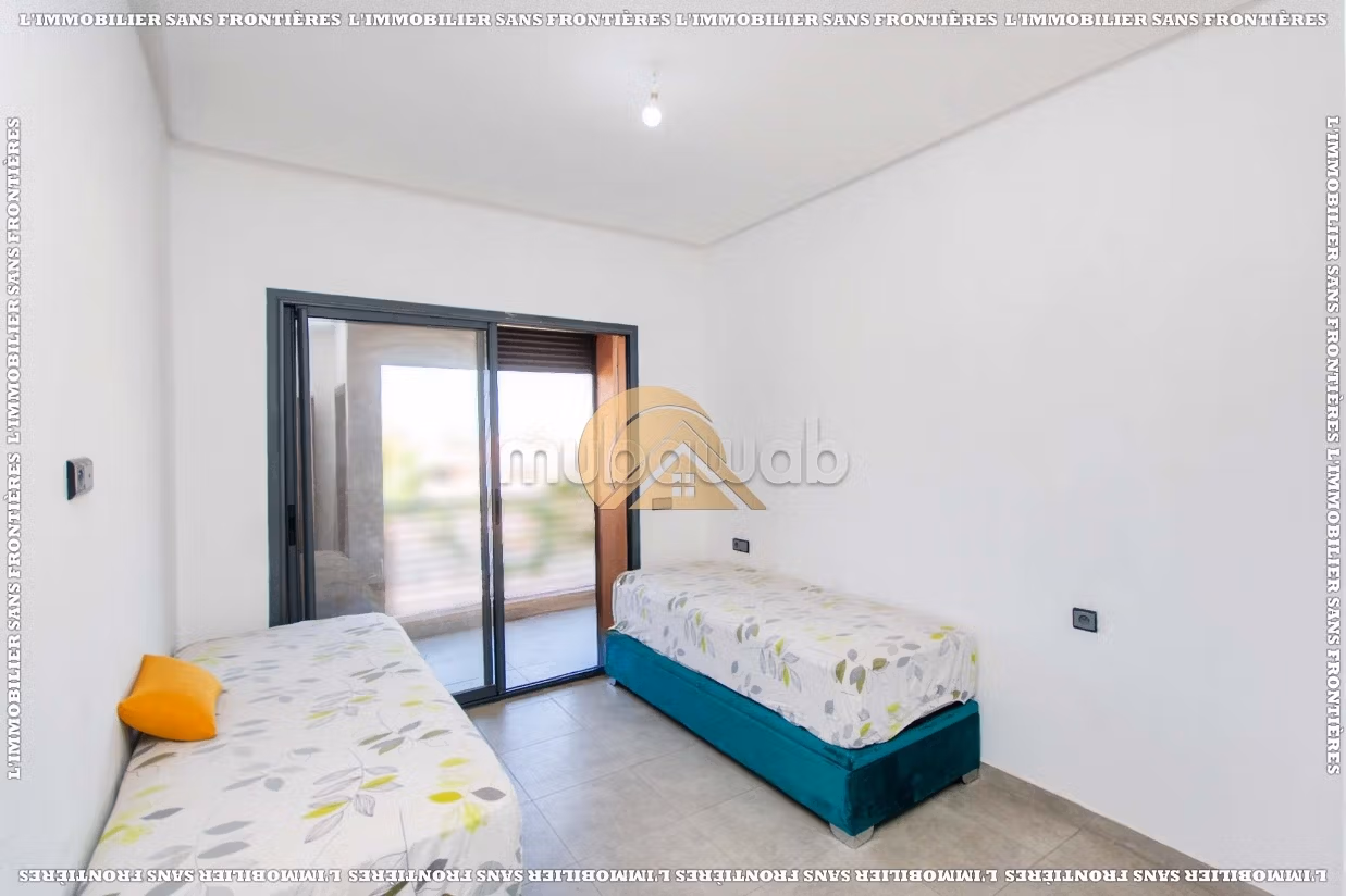 Appartement meublé 90 m² à louer à Targa, Marrakech — piscine collective