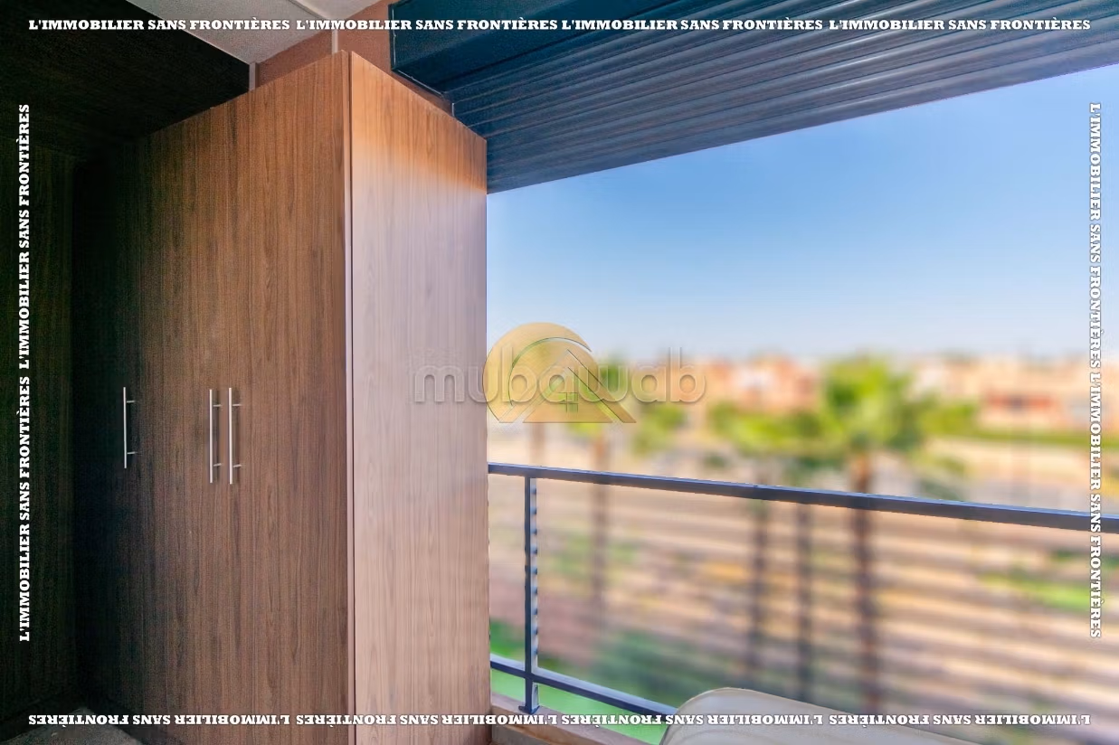 Appartement meublé 90 m² à louer à Targa, Marrakech — piscine collective