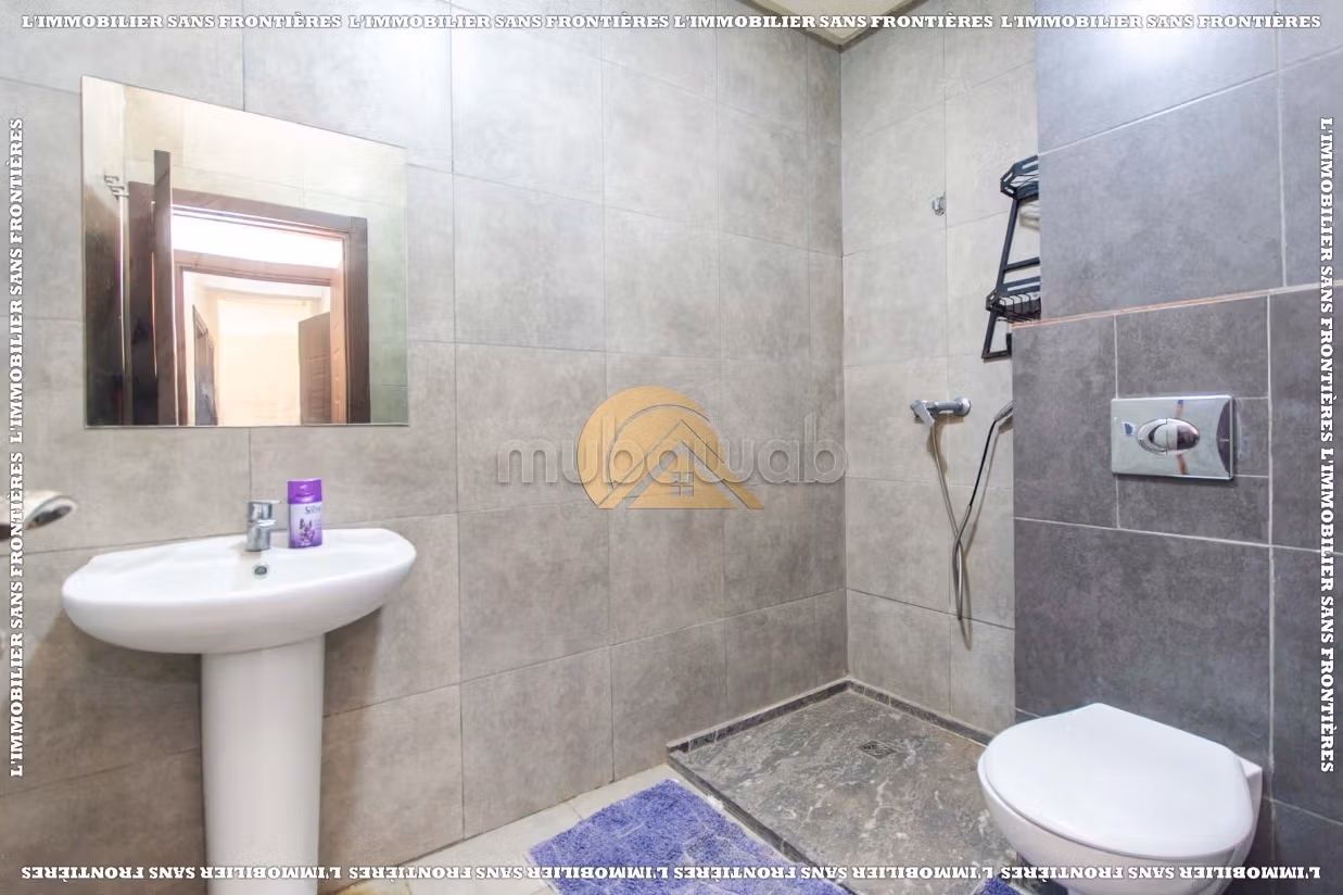 Appartement meublé 90 m² à louer à Targa, Marrakech — piscine collective