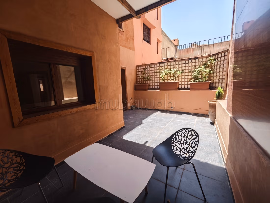 Appartementt 2 chambres et belle terrasse à gueliz