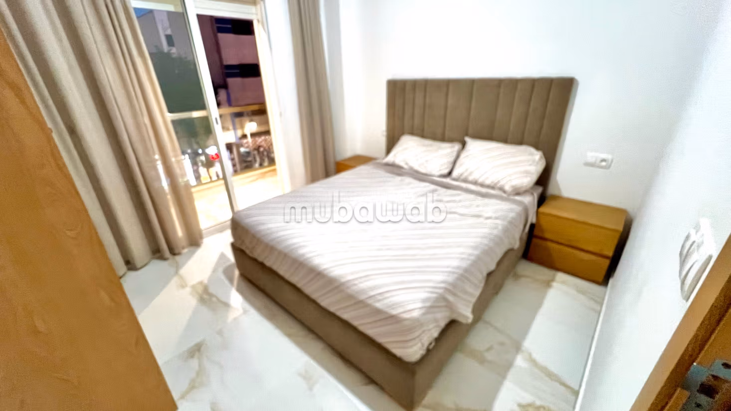 Apartments for rent in Martil. 2 comfortable rooms. Spacious European lounge