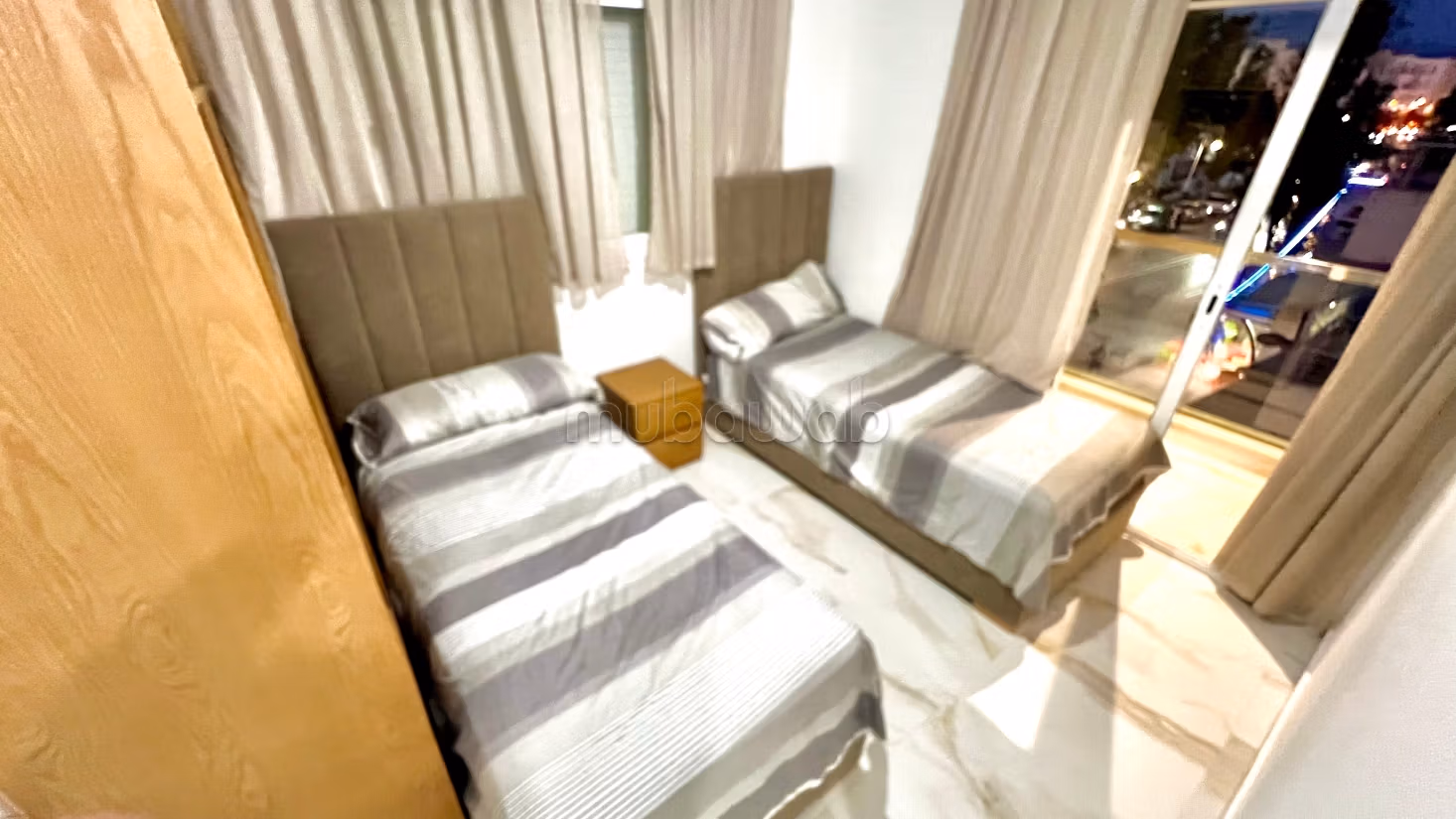 Apartments for rent in Martil. 2 comfortable rooms. Spacious European lounge