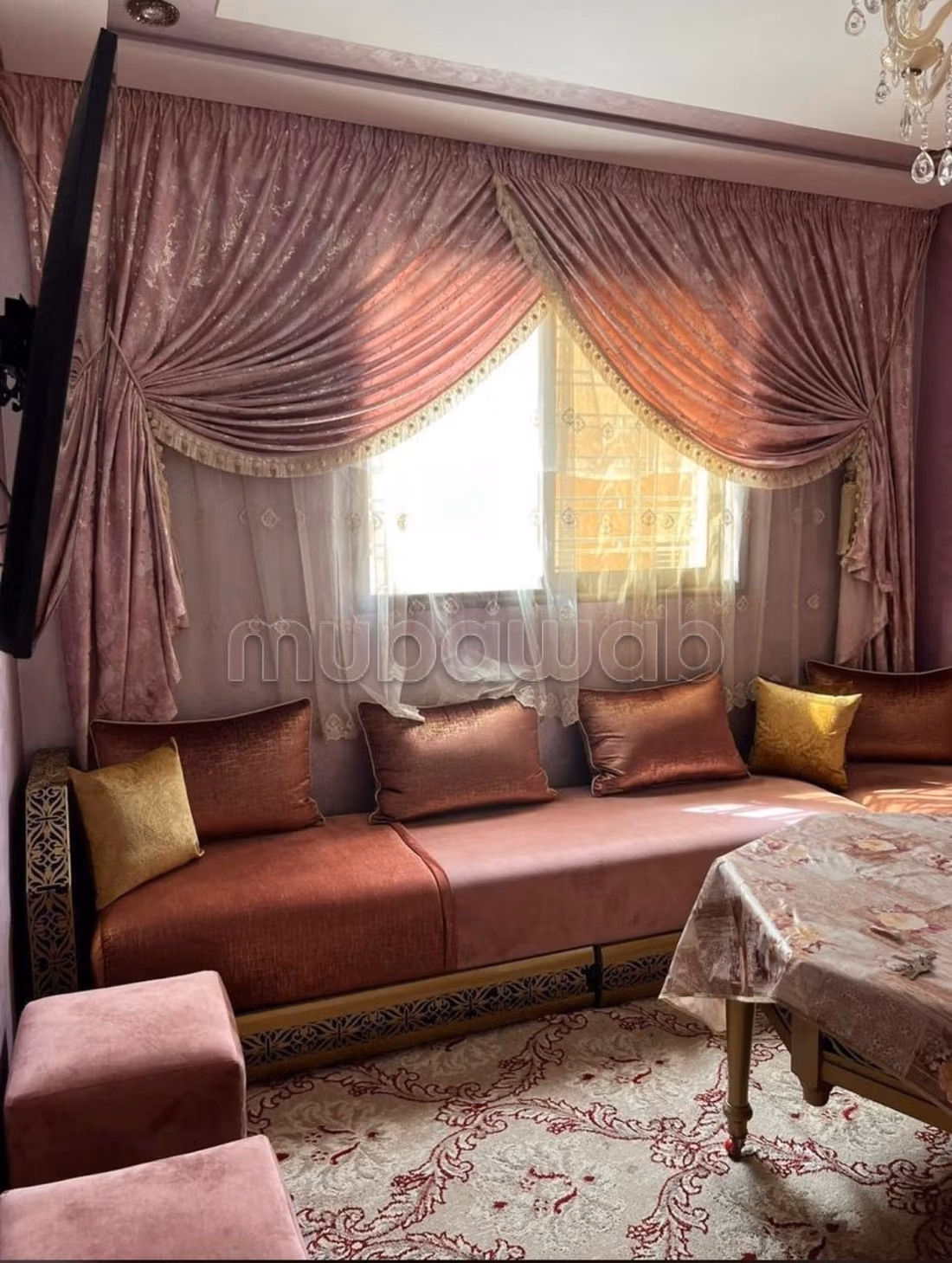 Appartement à louer à Marjane. 
3 pièces confortables. 
Bien meublé