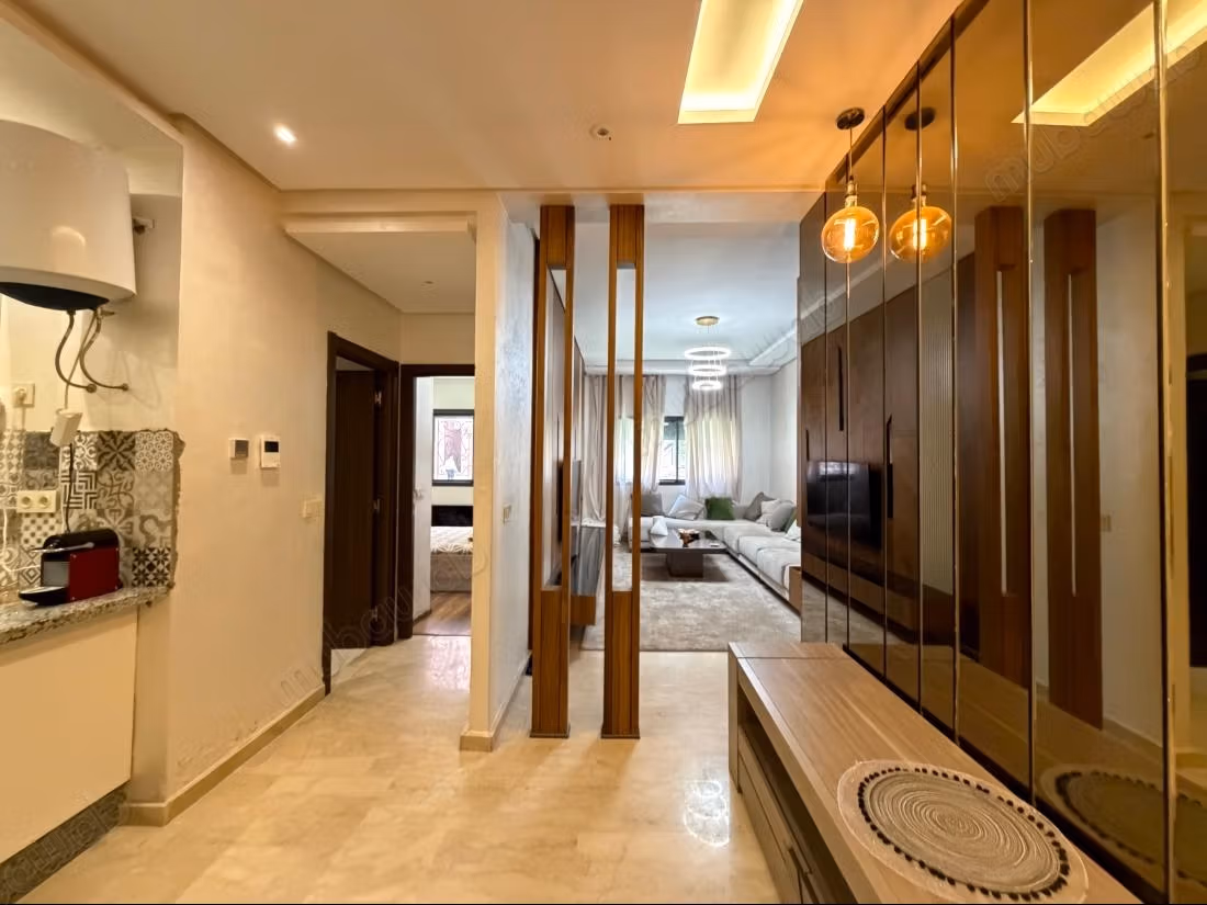 Magnificent Apartment 54 m² for sale on Route de Safi in Marrakech. 1 bedroom. Secure residence with swimming pool