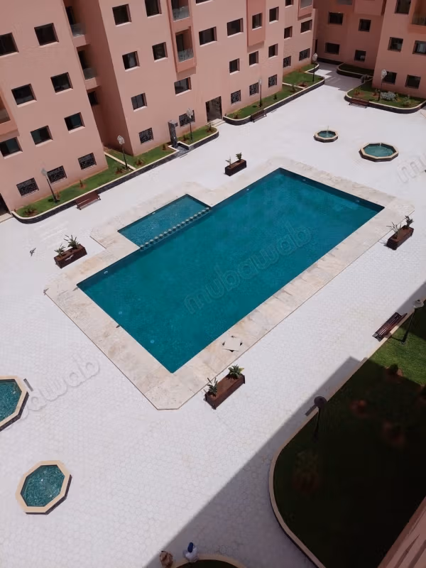 Magnificent Apartment 54 m² for sale on Route de Safi in Marrakech. 1 bedroom. Secure residence with swimming pool