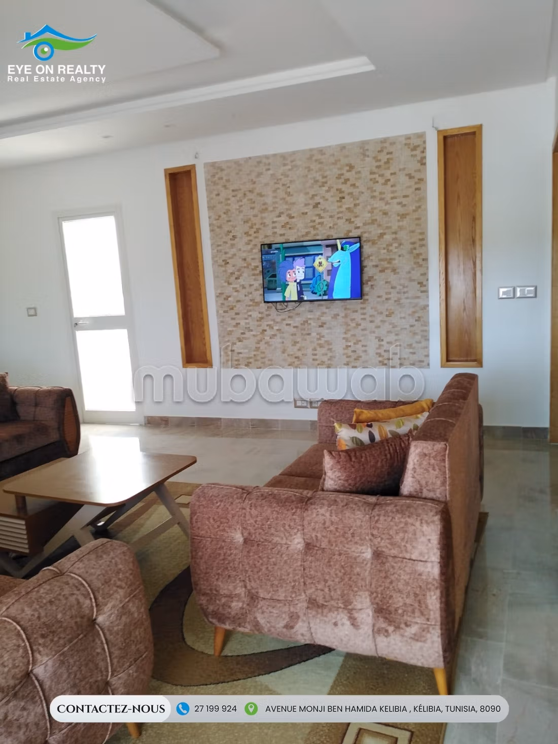Appartement S4 à Kélibia avec 2 garages