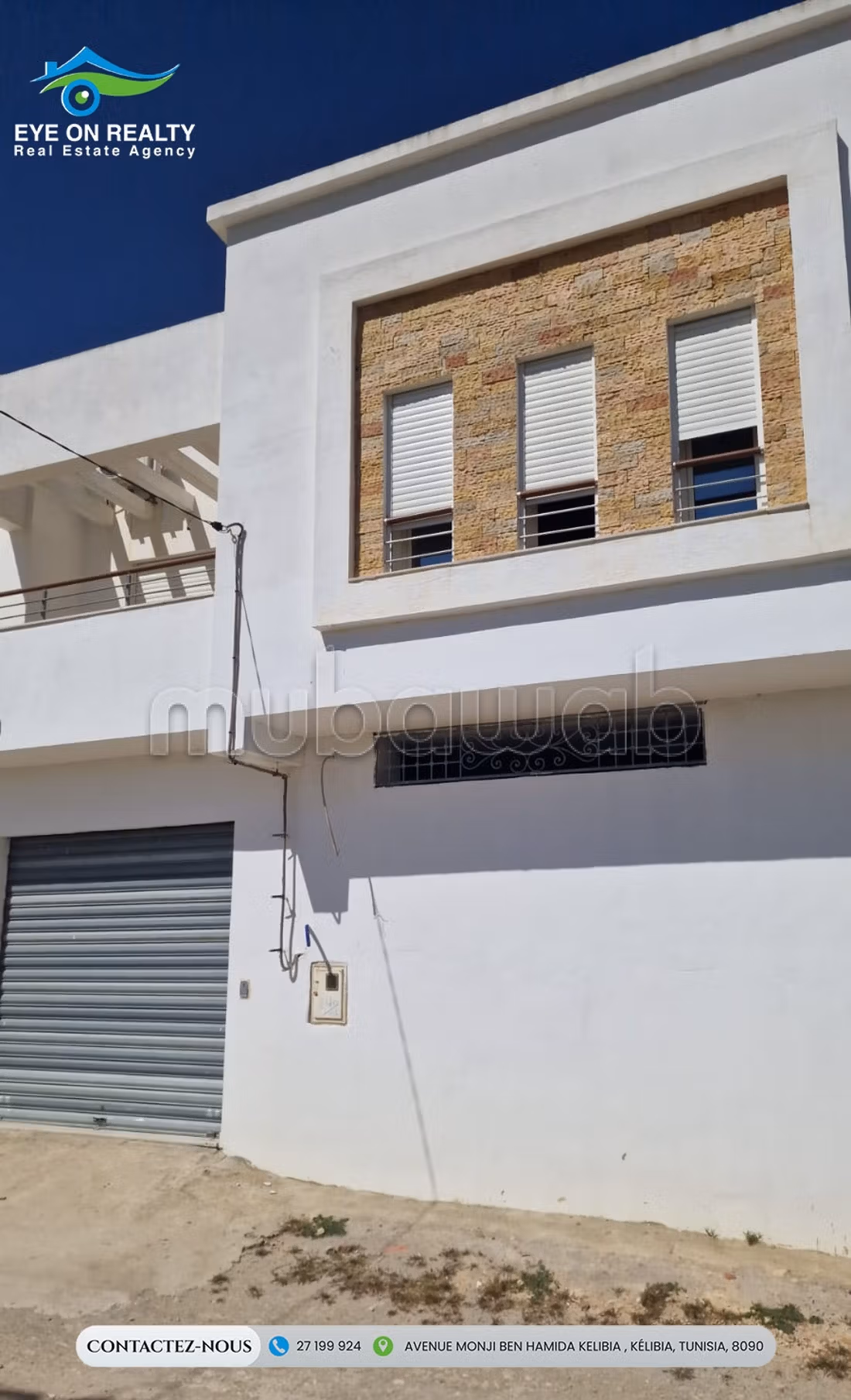 Appartement S4 à Kélibia avec 2 garages