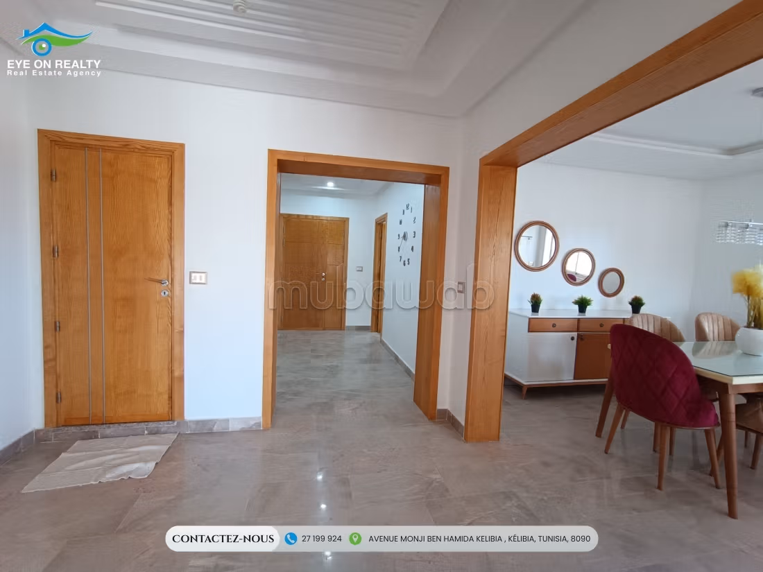 Appartement S4 à Kélibia avec 2 garages