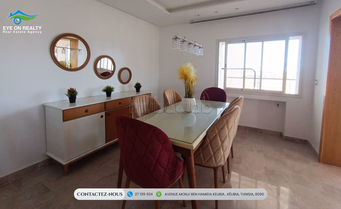 Appartement S4 à Kélibia avec 2 garages